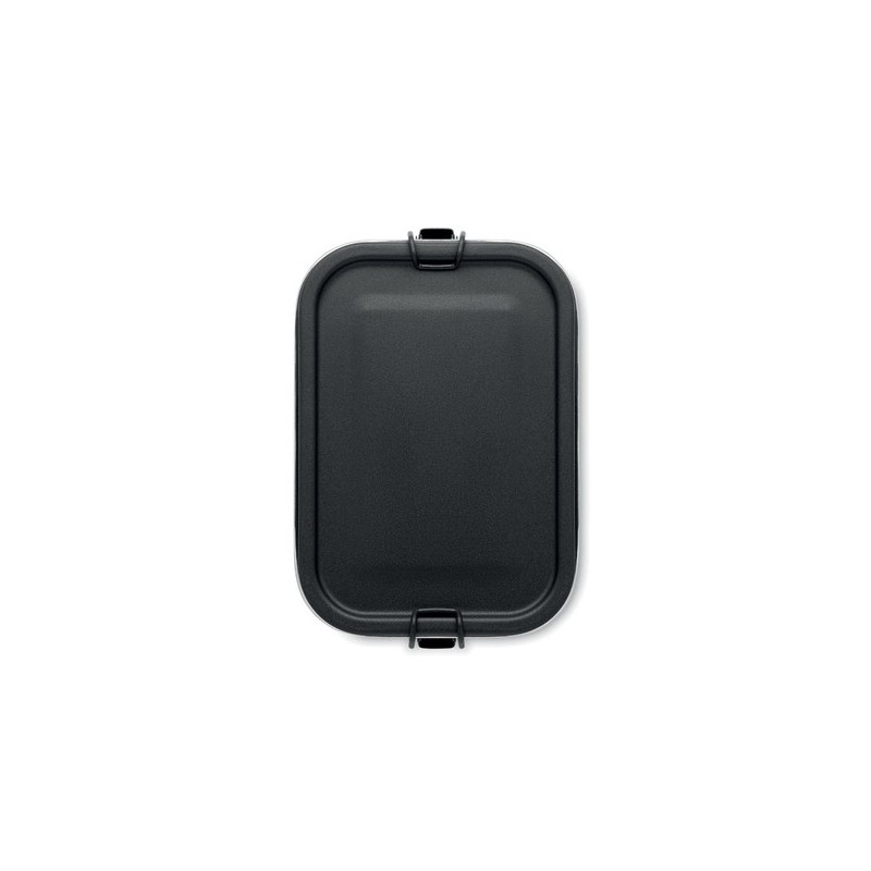 Lunch box en acier inoxydable personnalisée 750ml - CHAN LUNCHBOX COLOUR Matières : acier inoxydable Couleurs : noir personnalis