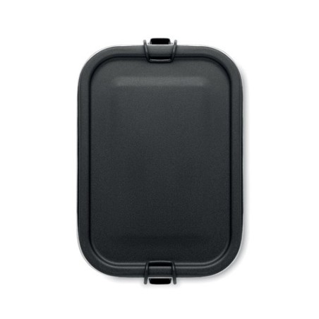 Lunch box en acier inoxydable personnalisée 750ml - CHAN LUNCHBOX COLOUR Matières : acier inoxydable Couleurs : noir personnalis