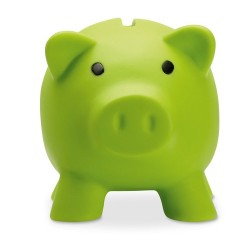 Tirelire Personnalisée Éco-responsable SOFTCO - Idéale pour vos Objectifs d'Épargne Matières : PVC Couleurs : vert citron access