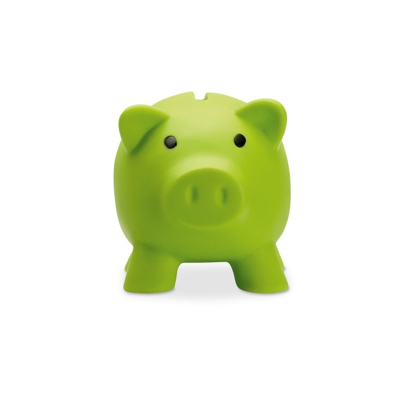 Tirelire Personnalisée Éco-responsable SOFTCO - Idéale pour vos Objectifs d'Épargne Matières : PVC Couleurs : vert citron access