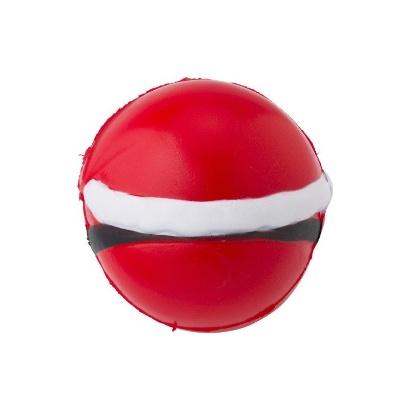 Figurine anti-stress personnalisée de Noël en PU - Harris Matières : plastique Couleurs : rouge personnalisable avec votre logo
