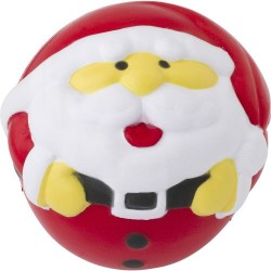 Figurine anti-stress personnalisée de Noël en PU - Harris Matières : plastique Couleurs : rouge goodies publicitaire événementie