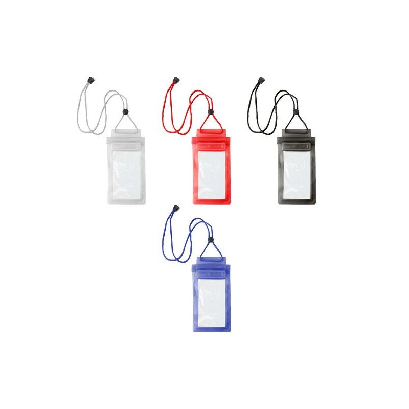 Étui étanche personnalisé pour smartphone Emily - Protection et praticité Matières : PVC Couleurs : blanc impression haute défin