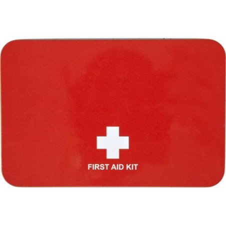 Kit Pratique de Premiers Secours Personnalisé - Hassim Matières : métal Couleurs : rouge