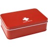 Kit Pratique de Premiers Secours Personnalisé - Hassim Matières : métal Couleurs : rouge cadeau entreprise pas cher