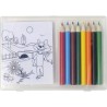 Set personnalisé de 8 crayons colorés à dessin - Adita Matières : bois Couleurs : naturel personnalisable avec votre logo
