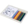 Set personnalisé de 8 crayons colorés à dessin - Adita Matières : bois Couleurs : naturel goodies publicitaire événementiel