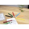 Set personnalisé de 8 crayons colorés à dessin - Adita Matières : bois Couleurs : naturel livraison express 24h 48h