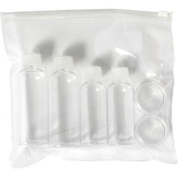 Kit de voyage personnalisé homologué avion - Dolores Matières : plastique Couleurs : naturel 2