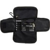 Trousse à outils personnalisée en polyester 600D - 20 pièces Tessa Matières : métal Couleurs : noir