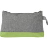 Trousse de toilette personnalisée en polycanevas - Marilyn Matières : toile Couleurs : vert citron cadeau entreprise pas cher