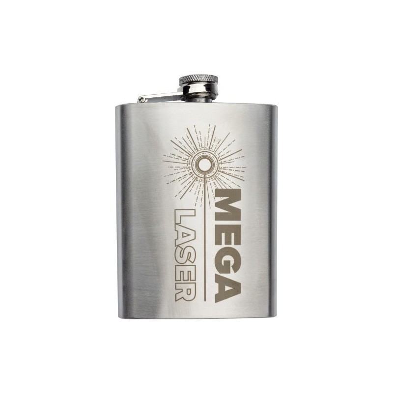 Flasque personnalisée en acier inoxydable de 240 ml - Benedict Matières : acier inoxydable Couleurs : argenté cadeau entreprise 