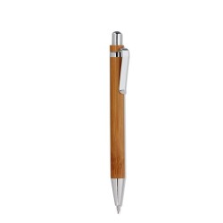 Coffret personnalisé de stylo et crayon en bambou - BAMBOOSET Matières : bambou Couleurs : bois cadeau entreprise pas cher