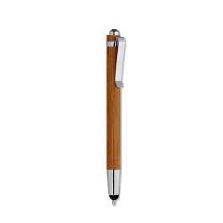 Coffret personnalisé de stylo et crayon en bambou - BAMBOOSET Matières : bambou Couleurs : bois goodies publicitaire événementie