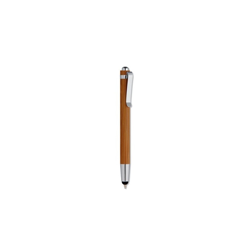Coffret personnalisé de stylo et crayon en bambou - BAMBOOSET Matières : bambou Couleurs : bois goodies publicitaire événementie