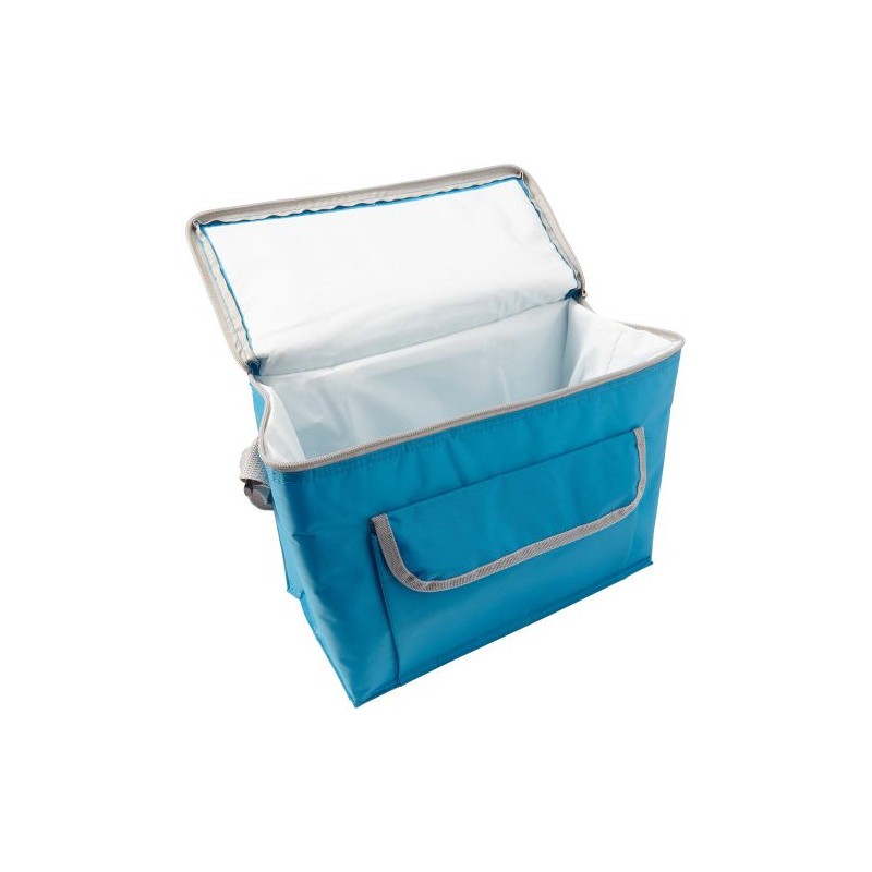 Sac isotherme personnalisé en polyester 420D - Nikki Matières : polyester Couleurs : bleu clair objet publicitaire robuste