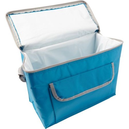 Sac isotherme personnalisé en polyester 420D - Nikki Matières : polyester Couleurs : bleu clair objet publicitaire robuste
