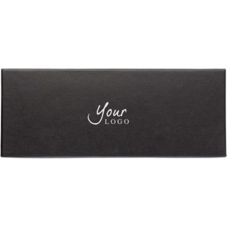 Set pratique de torche et de tournevis  - Olivia Matières : carton Couleurs : noir cadeau affaires élégant