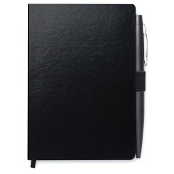Carnet A6 personnalisable avec stylo  NOTALUX Matières : papier Couleurs : noir