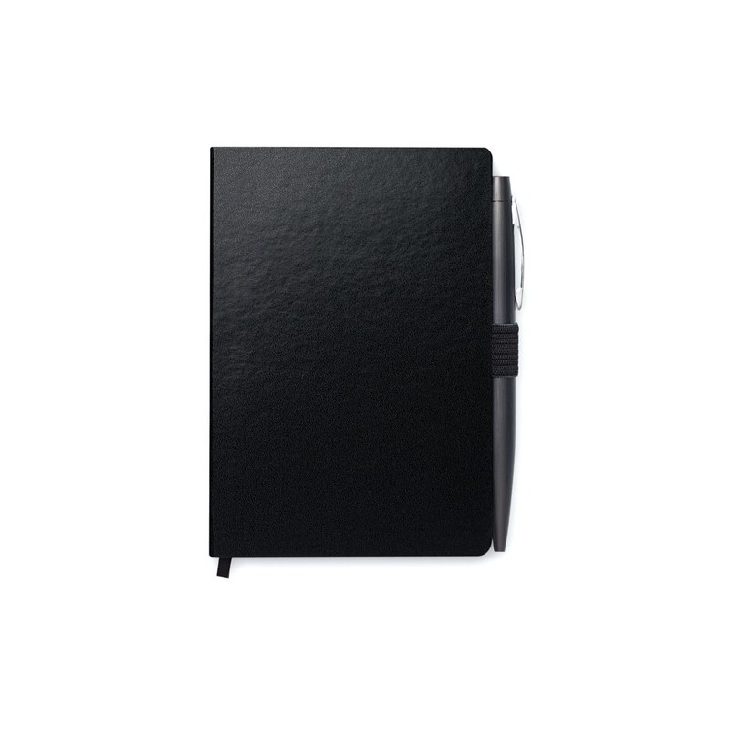 Carnet A6 personnalisable avec stylo  NOTALUX Matières : papier Couleurs : noir