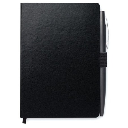 Carnet A6 personnalisable avec stylo  NOTALUX Matières : papier Couleurs : noir