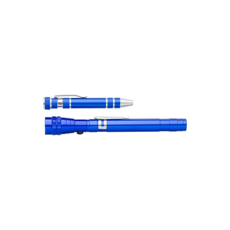 Set pratique de torche et de tournevis  - Olivia Matières : carton Couleurs : noir marquage laser ultra précis