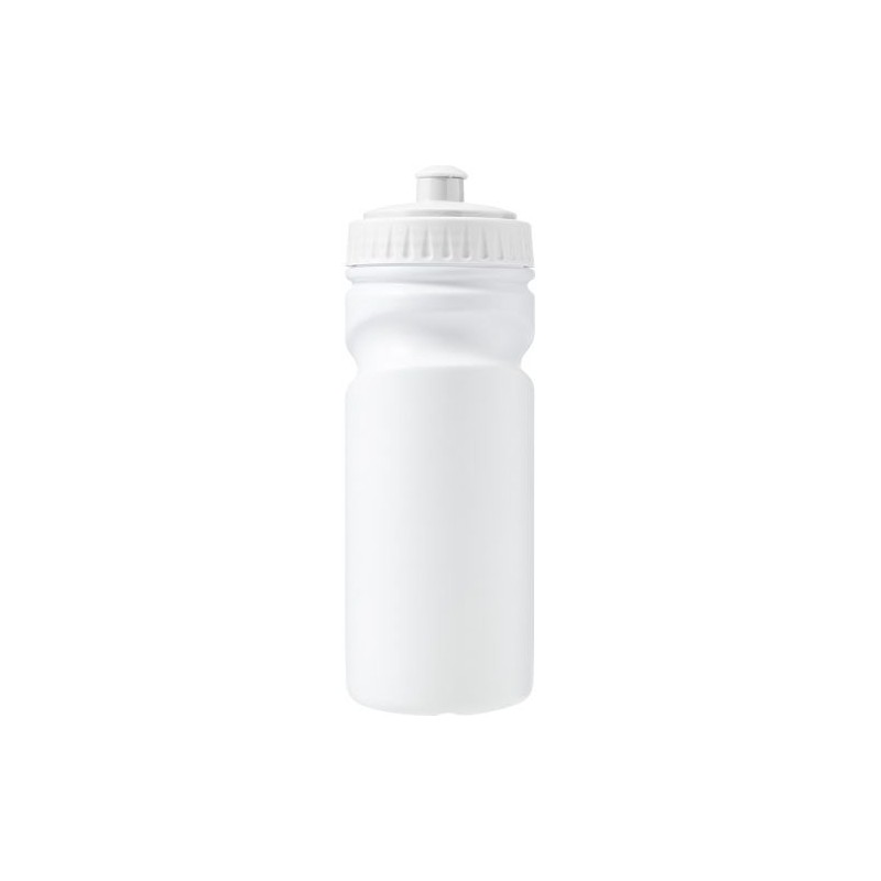 Gourde  en plastique recyclé de 500 ml - Demi Matières : polyéthylène (PE) Couleurs : blanc