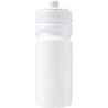 Gourde  en plastique recyclé de 500 ml - Demi Matières : polyéthylène (PE) Couleurs : blanc
