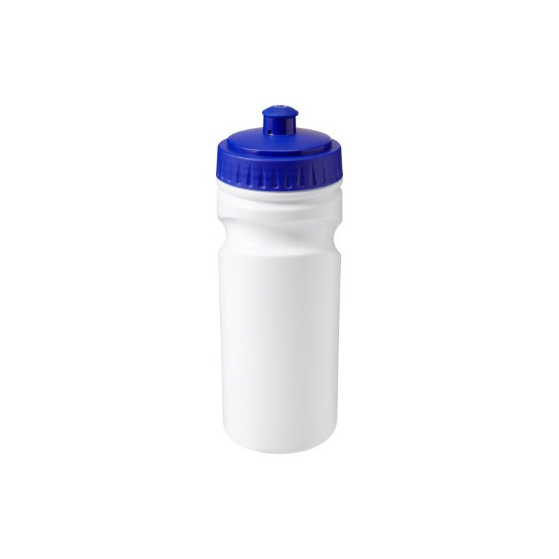 Gourde  en plastique recyclé de 500 ml - Demi Matières : polyéthylène (PE) Couleurs : vert impression logo haute qualité