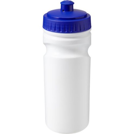 Gourde  en plastique recyclé de 500 ml - Demi Matières : polyéthylène (PE) Couleurs : vert impression logo haute qualité