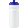 Gourde  en plastique recyclé de 500 ml - Demi Matières : polyéthylène (PE) Couleurs : orange marquage couleur éclatante