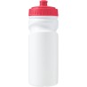 Gourde  en plastique recyclé de 500 ml - Demi Matières : polyéthylène (PE) Couleurs : rouge cadeau entreprise pas cher