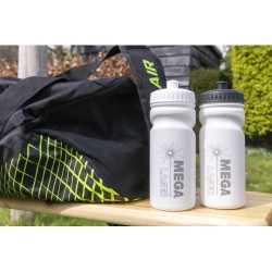 Gourde  en plastique recyclé de 500 ml - Demi Matières : polyéthylène (PE) Couleurs : rouge cadeau entreprise pas cher