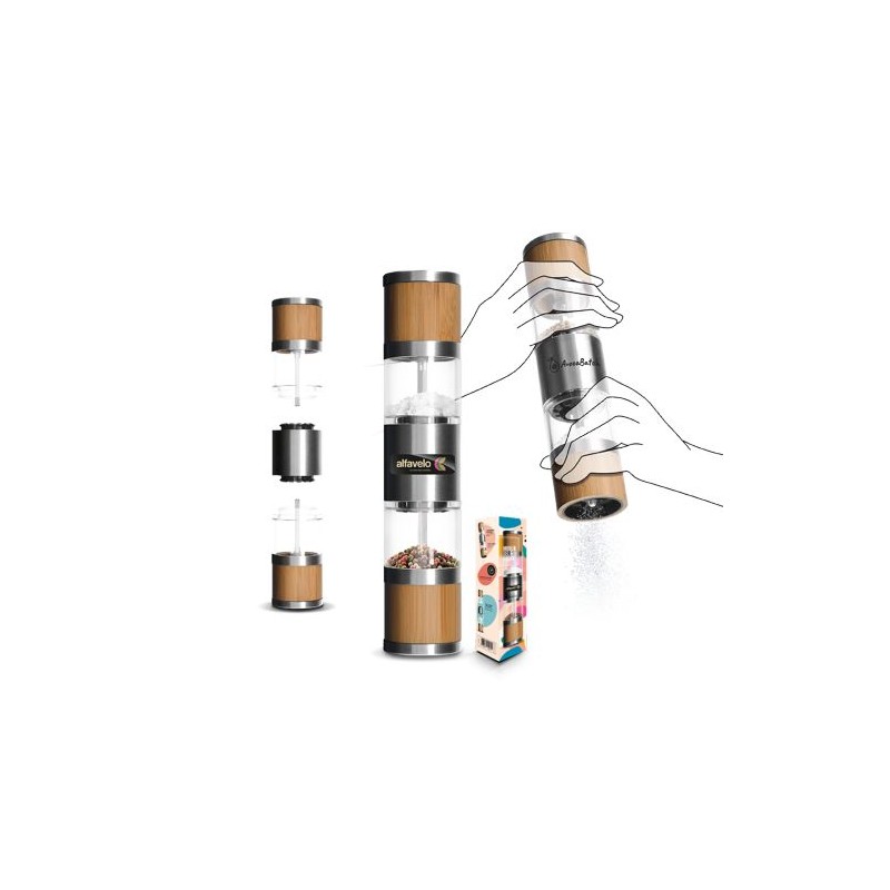 Moulin Sel et Poivre en Bambou