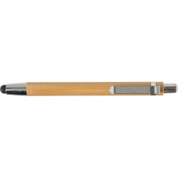 Stylo bille  en bambou personnalisable - Jerome Matières : bambou Couleurs : brun