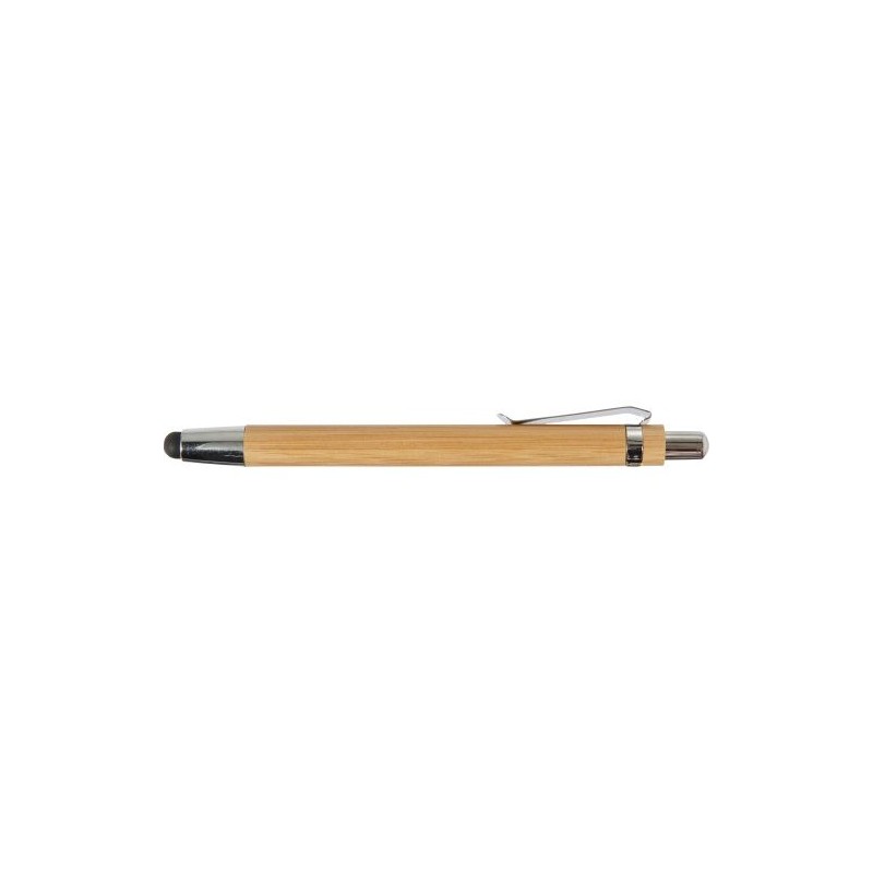 Stylo bille  en bambou personnalisable - Jerome Matières : bambou Couleurs : brun cadeau entreprise pas cher