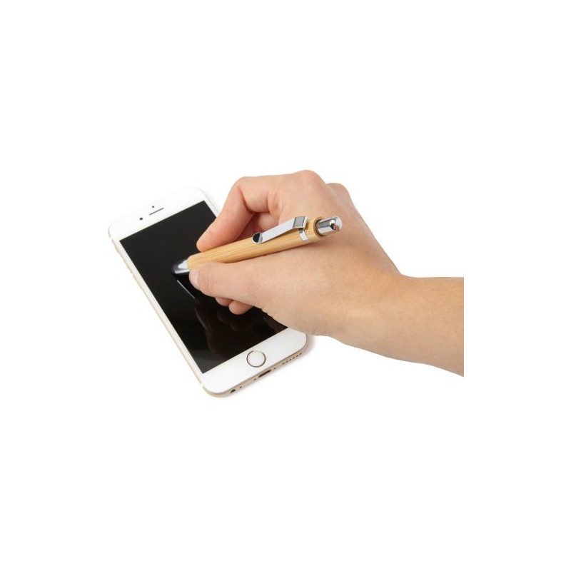 Stylo Bille en Bambou avec Embout Tactile Jerome