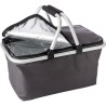 Sac isotherme pliable en polyester personnalisé - Cassian Matières : aluminium Couleurs : gris goodies entreprise design