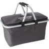 Sac isotherme pliable en polyester personnalisé - Cassian Matières : aluminium Couleurs : rouge impression logo haute qualité