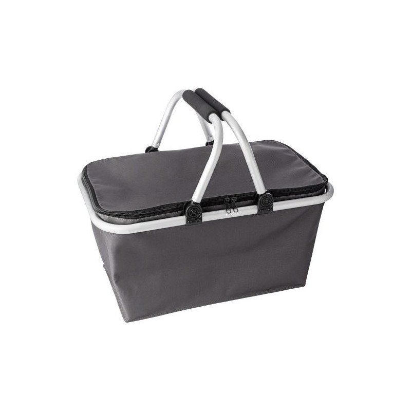 Panier isotherme pliable personnalisé en polyester - Douglas Matières : polyester Couleurs : gris