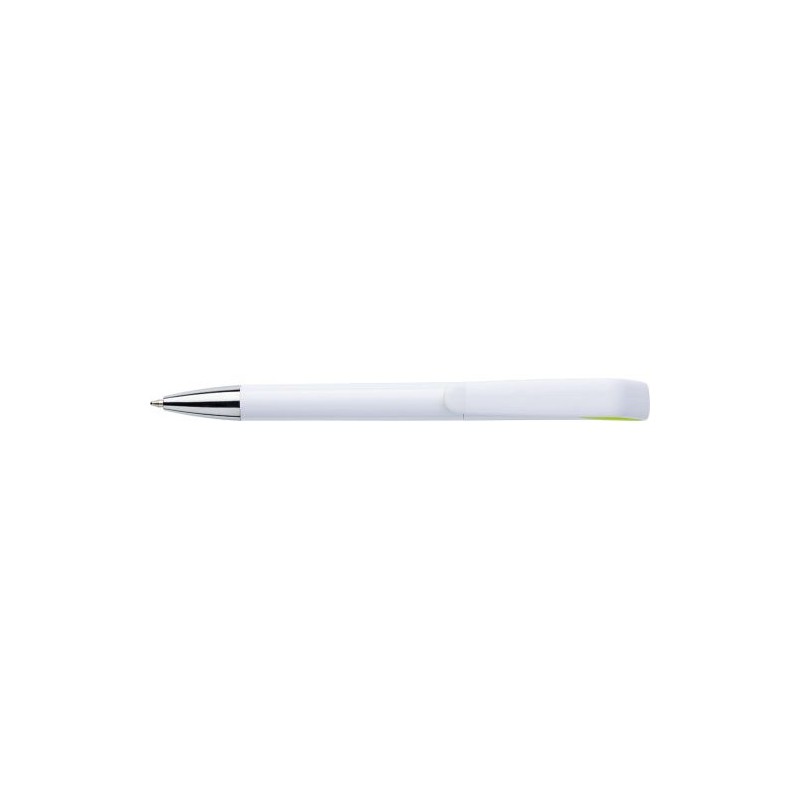 Stylo bille en plastique twist personnalisable - Tamir Matières : plastique Couleurs : noir marquage laser ultra précis