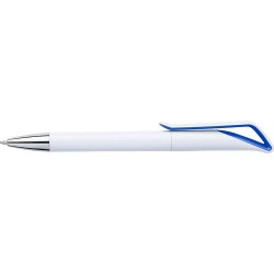 Stylo bille en plastique twist personnalisable - Tamir Matières : plastique Couleurs : bleu marquage laser ultra précis