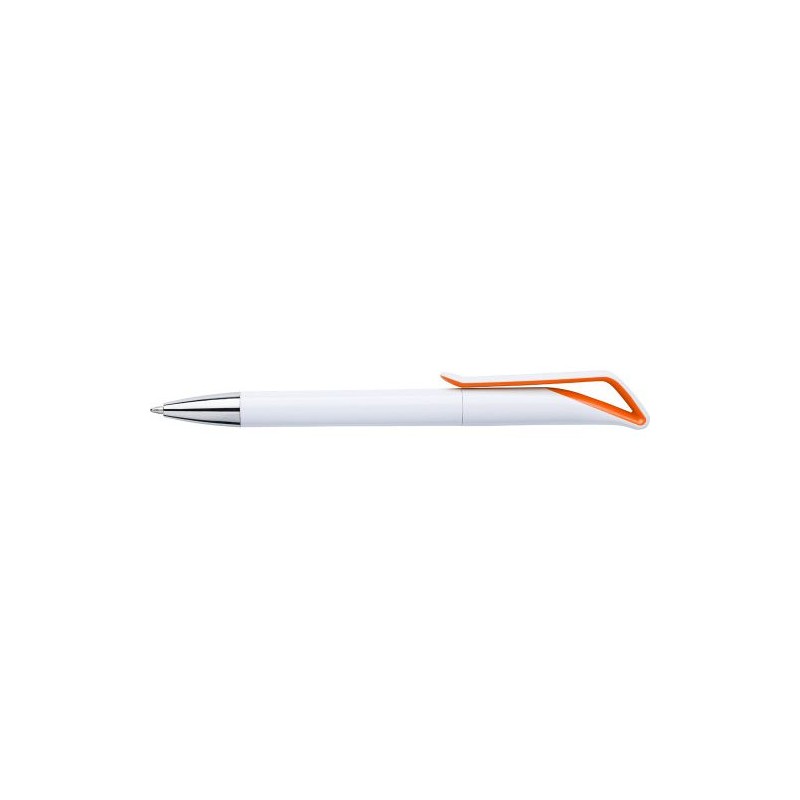 Stylo bille en plastique twist personnalisable - Tamir Matières : plastique Couleurs : orange goodies publicitaire événementiel