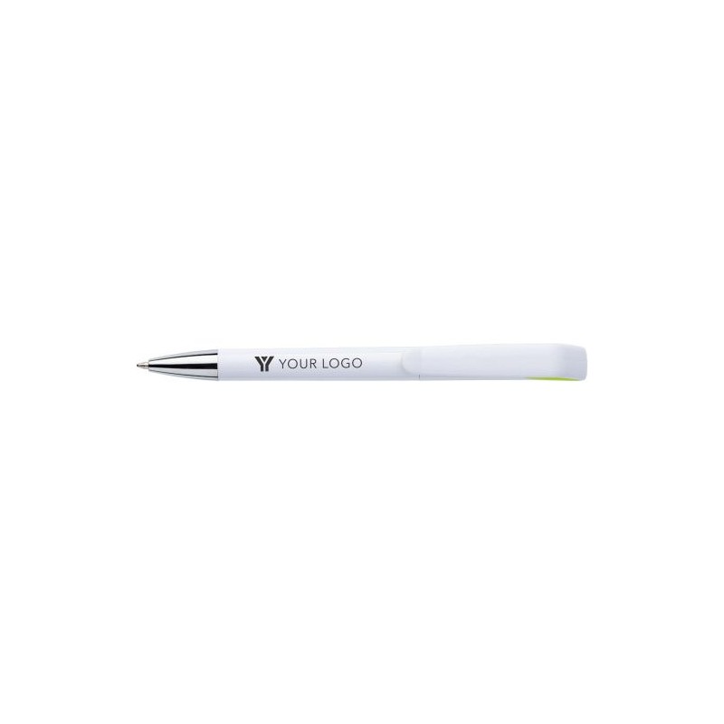 Stylo bille en plastique twist personnalisable - Tamir Matières : plastique Couleurs : orange objet publicitaire robuste