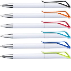Stylo bille en plastique twist personnalisable - Tamir Matières : plastique Couleurs : rouge cadeau client original