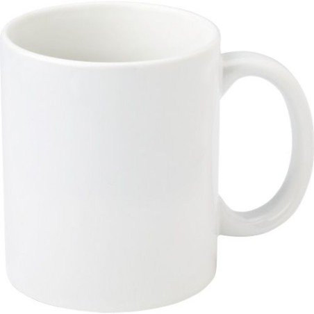 Mug unique en porcelaine - Nelson Matières : céramique Couleurs : blanc personnalisable avec votre logo