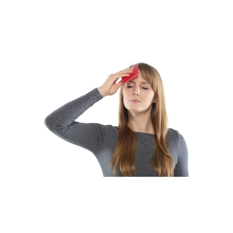 Compresse gel chaud/froid personnalisée - Stephanie Matières : PVC Couleurs : rouge livraison express 24h 48h