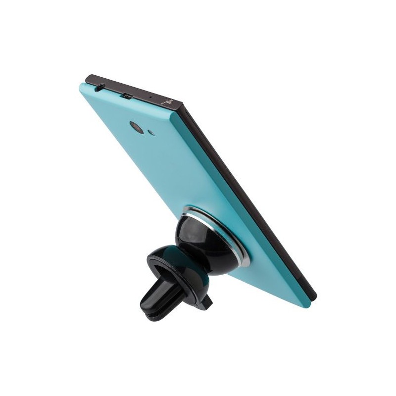 Support de téléphone sécurisé et pratique pour voiture - Sienna Matières : caoutchouc Couleurs : noir cadeau entreprise pas cher