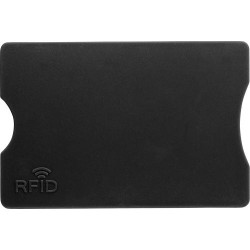 Porte-cartes RFID Économique Personnalisé avec Protection et Style - Yara Matières : aluminium Couleurs : noir