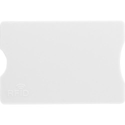 Porte-cartes RFID Économique Personnalisé avec Protection et Style - Yara Matières : aluminium Couleurs : blanc impression haute